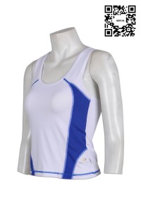 VT108 professional ladies' I-shaped Vest assorted color vest sporty vest supplier wholesale